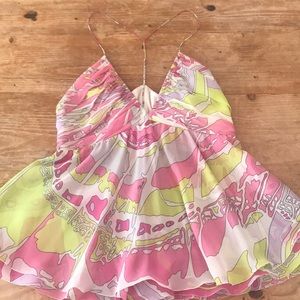 Emilio Pucci chiffon top